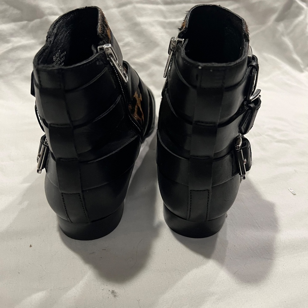 Ash Leopard Print Buckle Bootie NWOT Size 38 - Picture 4 of 10